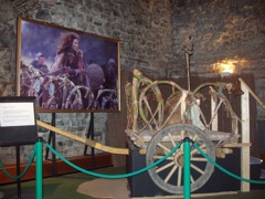 Rekonstruierter Streitwagen der Icener-Königin Boudicca im Museum Colchester